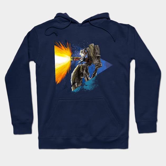 Smash rocket Hoodie by frikidavid